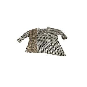 Krista Larson 100 Percent Silk Tunic Shirt One‎ Size H86